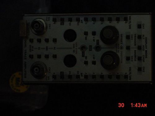 tektronix 7a12 dual trace amplifier plug in