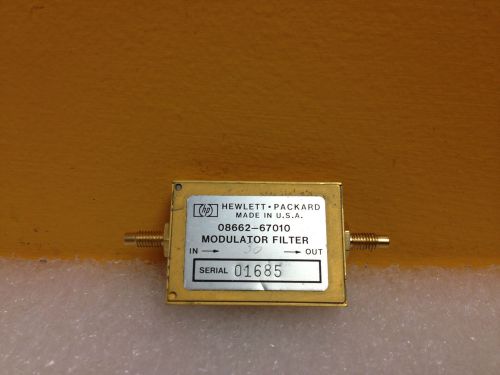HP 08662-60010 Filter Modulator, SMA (F-F) Connectors, For HP 8662A, 8663A