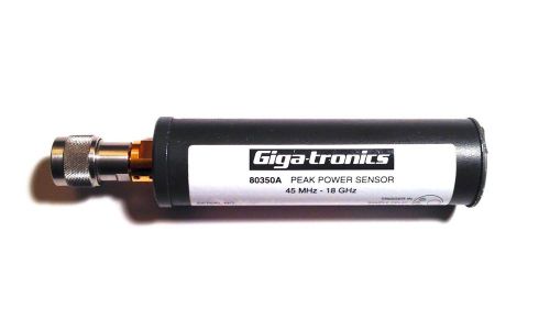 Giga-tronics 80350a peak power sensor 45mhz-18ghz for sale