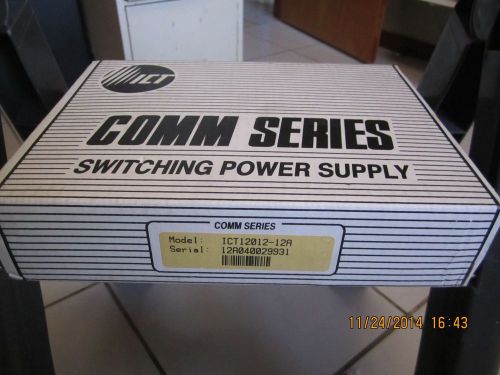 Switching POWER SUPPLY 12 vOLTS 12 A ICT 12012 a