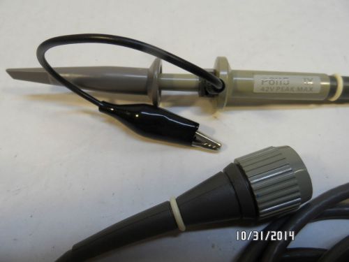 Tektronix P6115 1X 1Mohm passive voltage probe, rare, with grabber and ground