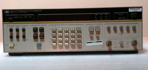 Agilent hewlett packard 3325a w/ option 01 synthesizer function generator for sale