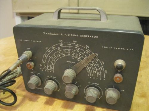 Vintage Heathkit RF Signal Generator w/ Probe -------------------------&gt; Cool!!!