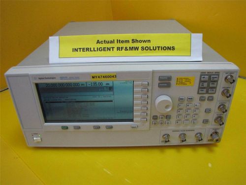 Agilent e8257d psg analog signal generator 250khz~20ghz for sale