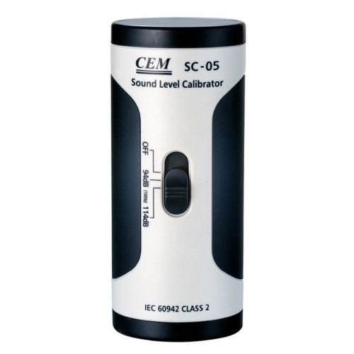 Cem sc-05 sound level calibrator for sound noise level meter 94db and 114db for sale