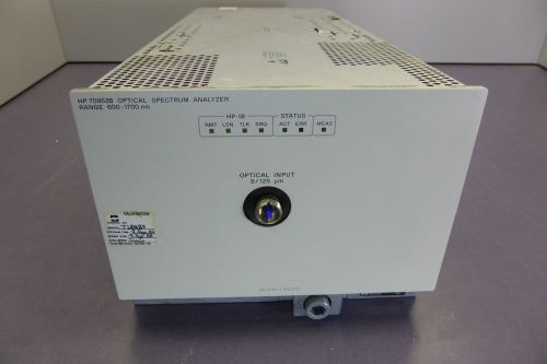 Agilent 70004 / 70952b spectrum analyzer plug-in, optical, 600-1700nm for parts for sale
