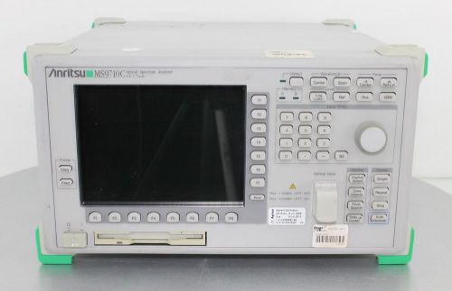 Anritsu ms9710c option 05 optical spectrum analyzer osa - range 600 to 1750 nm for sale