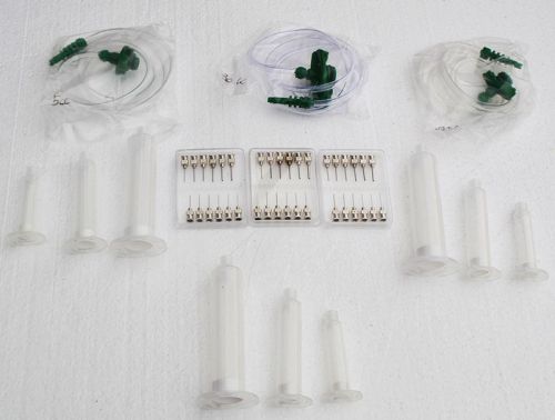 Brand new adhesive glue syringe + 304 stainless steel dispensing needle tip for sale