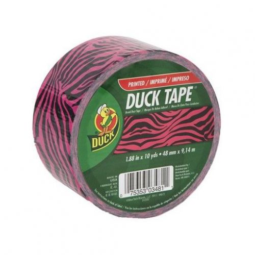 Duck tape pink zebra print duct tape 280320 for sale
