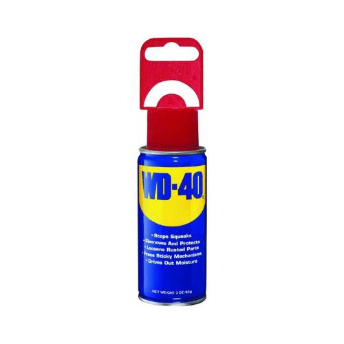 WD-40 two-ways Spray Lubricant Aerosol Can for Remove Crayon Sticker Rust - 3 oz