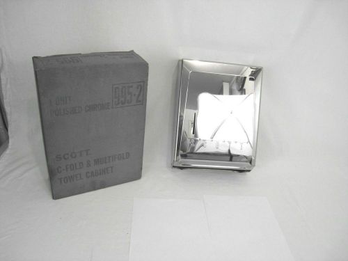 Scott c-fold/multifold chrome paper towel dispenser 995-2 for sale