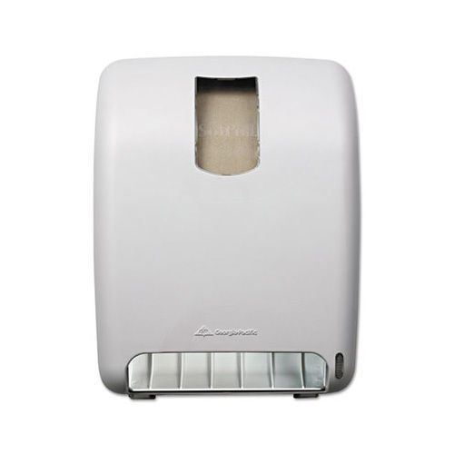 Georgia pacific sofpull high capacity automated towel roll dispenser white for sale