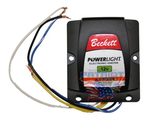 Beckett powerlight 5218309u electronic igniter adc/sdc replaces 7435u 12 vdc for sale