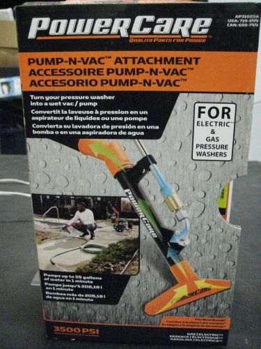Powercare ap31023 pump n vac attachment 3500 psi pressure washer 730s 719544 for sale