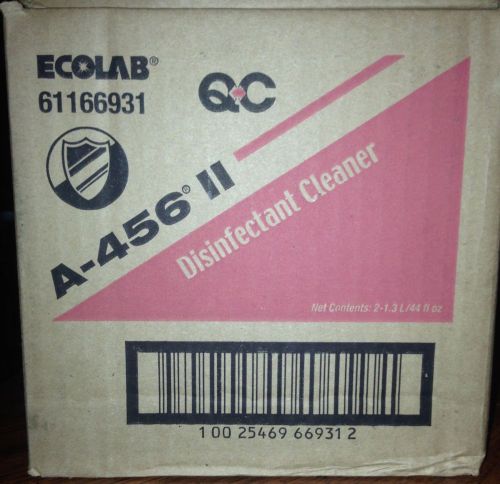 ECOLAB AIRKEM QC A-456 II DISINFECTANT CLEANER 2-1.3L/44 fl oz 61166931