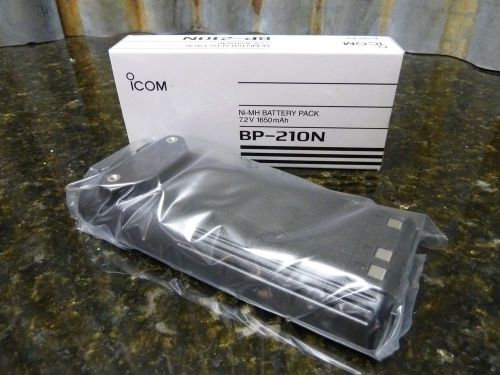 Brand new genuine icom bp-210n nimh 1650mah battery fast free shipping included for sale