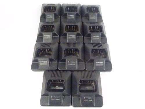 Lot of 11 motorola htn9042a class b 120v charger base for sale