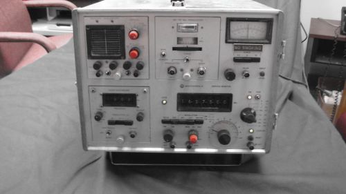 MOTOROLA R 1200 A SERVICE MONITOR  W/ SCOPE ANV DEV METER + UHF&amp;VHF PRESELECTORS