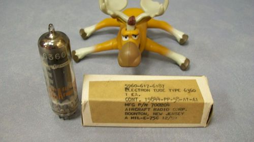 Rca 6360 aircraft vacuum tube  12/1959 for sale