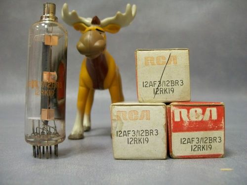 Rca 12af3 / 12br3 / 12rk19 vacuum tubes  lot of 3 for sale