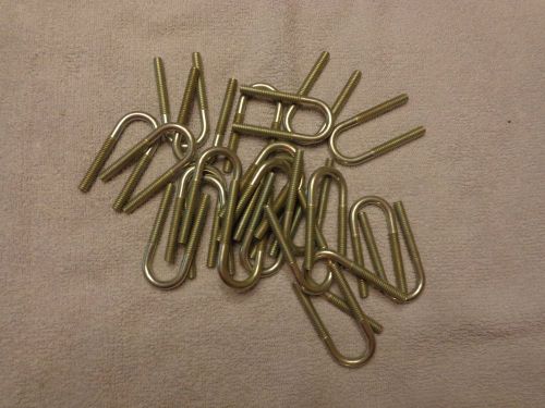 1/4&#034;-20 x 1/2&#034; pipe size 304 stainless steel round bend u-bolt (qty 24) for sale