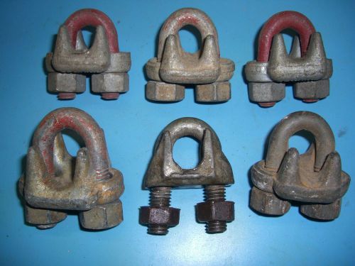 1/2&#034;and 5/8&#034; cable clamps for sale