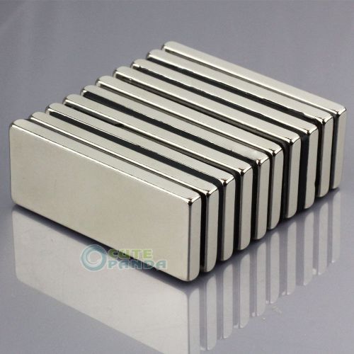 5x super strong n50 block slice magnet 50 x 20 x 4 mm craft rare earth neodymium for sale