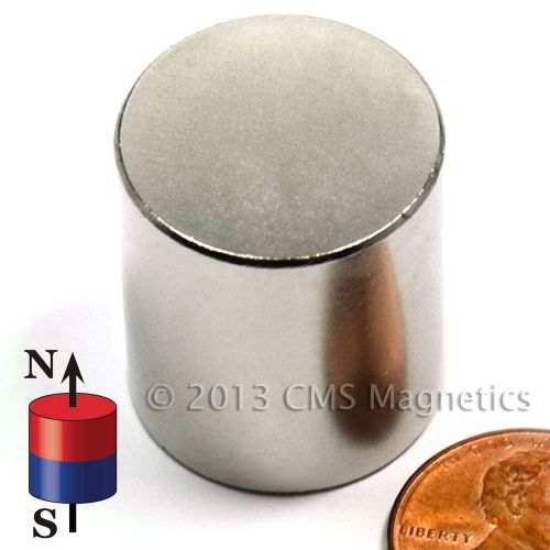 Neodymium Disk Magnets N50 7/8x1&#034; Strong NdFeB Rare Earth Magnets Lot 50
