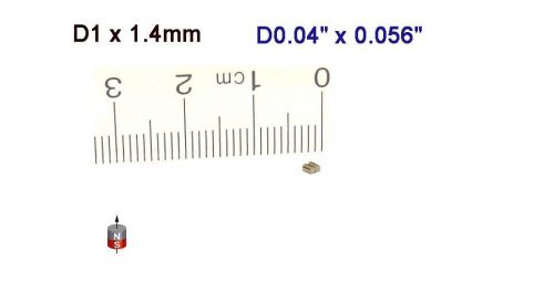50 pcs of Neodymium Cylinder Magnets D1 x 1.4mm