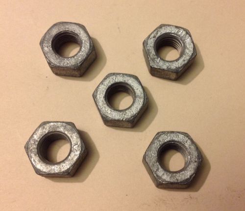 1/2-13 Hot Dipped Galvanized A563 Grade DH Heavy Hex Nut - Made In USA -5 Pieces