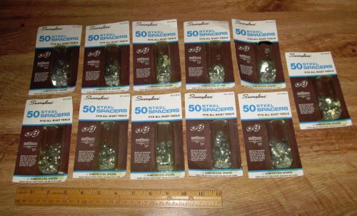 New Swingline Pop Rivet Back Up Washers Spacers 1/8 Inch Steel Lot 11 Packages