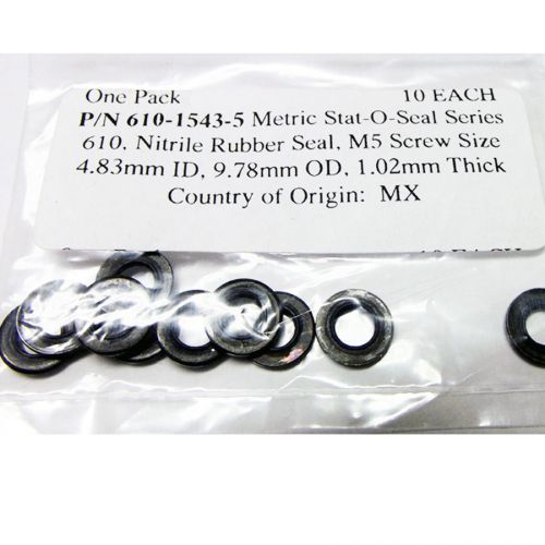 (cs-270) pressure-sealing washer m5 screw stat-o-seal 1.02mm thick pn 610-1543-5 for sale