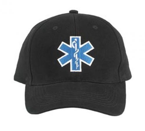 Emt / ems  cap hat low profile star of life navy blue for sale