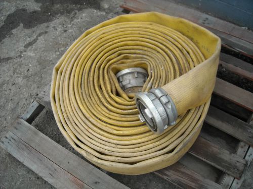 Northline 4” supply line fire hose 4 in x 100 ft w/storz adapter 4 x 100 for sale