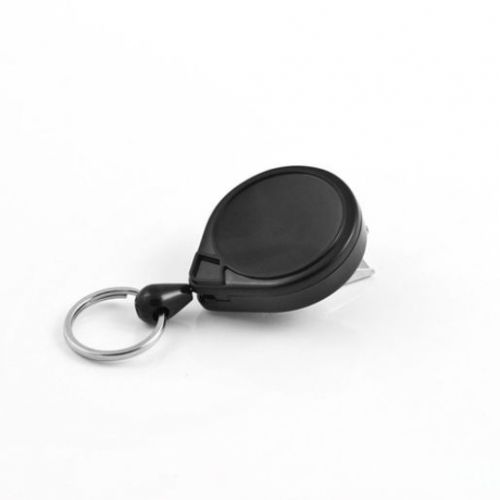 KeyBak 0027-005 Mini-Bak Swivel Clip Nylon Cord Black 36in.
