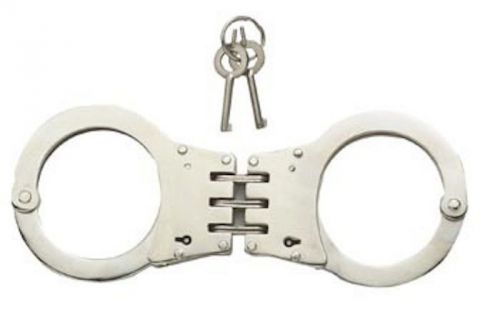Rothco Deluxe Nickel-Plated Steel Double Lock Handcuffs
