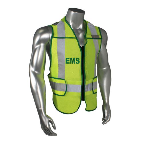 EMS EMT Emergency Rescue Breakaway Mesh Safety Vest Radian Radwear LHV-207DSZR