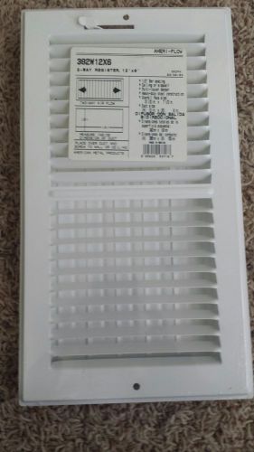 Lot of 4 ameriflow 2-way register 12&#034; x 6&#034; ceiling wall for sale
