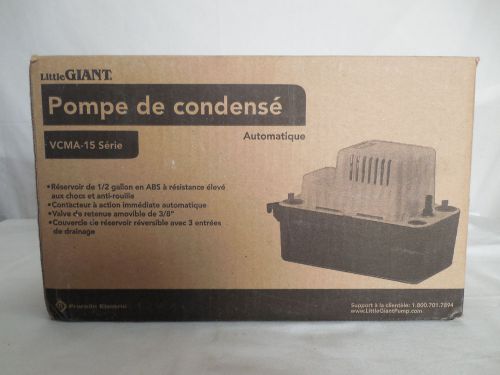 New Little Giant VCMA-15ULS Automatic Condensate Removal Pump 554405