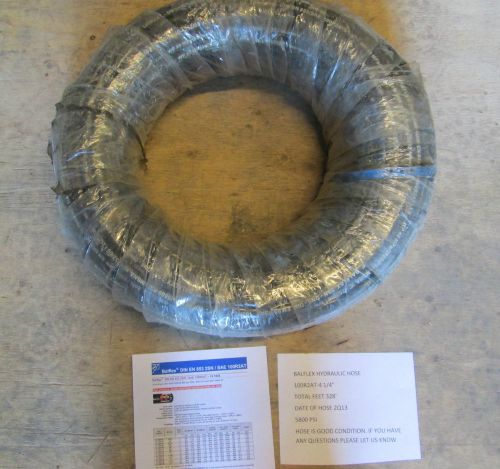 Balflex hydraulic hose 100r2at4 1/4&#034; two wire 328 feet 5800 psi for sale