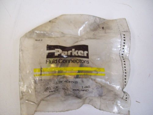 PARKER 12F40MXS MALE BSPP CONNECTOR - NEW - FREE SHIPPING!!