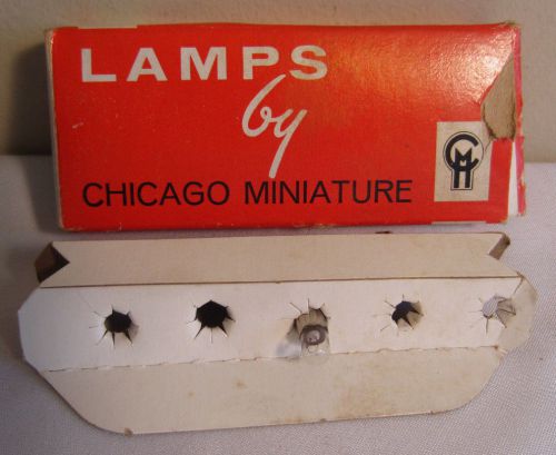 Chicago Miniature CM 328 6V T-1 3/4 20 Amps Miniature Light Bulb Lamp x1
