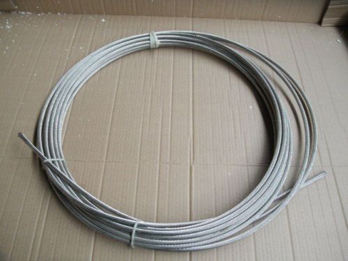 90&#039;  3/8 STAINLESS STEEL SS  CABLE NEW WIRE ROPE