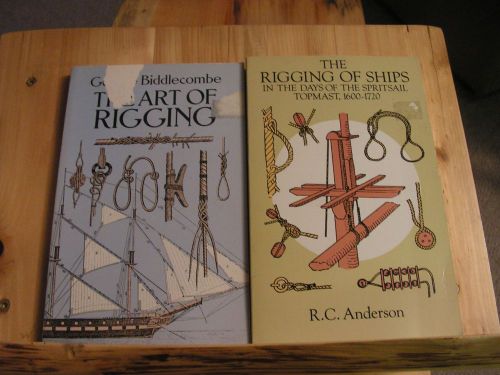Ship Rigging Books R.C. Anderson Biddlecombe Knots Rope Marine