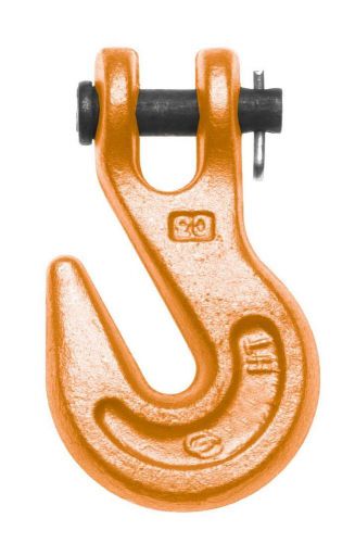 Campbell 473-a grade 70 drop-forged alloy steel clevis grab hook, orange for sale