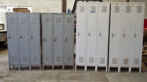 4 sets of 3 - 36&#034; lockers for sale