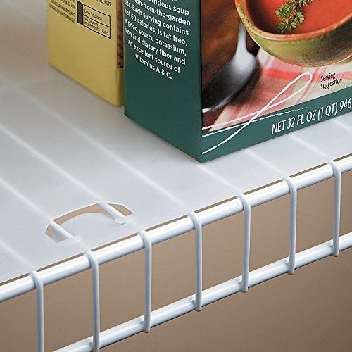 Shelf Liner for Wire Shelving 12 Inch Depth - 10 Foot Roll