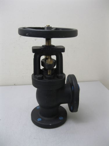 2&#034; 125# stockham flanged ci angle valve g515 bronze trim new h20 (1716) for sale