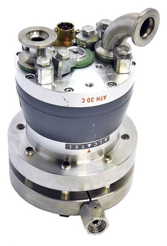 Alcatel ath-30-c turbomolecular turbo drag high vacuum turbo pump 31 l/s for sale