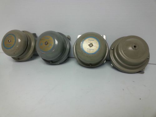 Lot of 4 edwards adaptabel audible signal no 340-4n5 vibrating bell &amp; base for sale